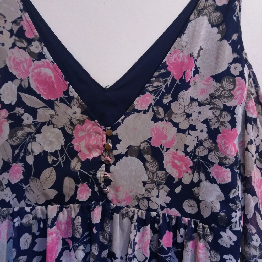 INC International Concept Floral Print Dress. - Picture 3 of 4